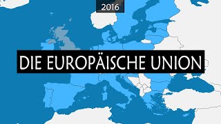 Die Geschichte der EU - Zusammenfassung auf einer Karte