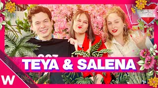 🇦🇹 Teya & Salena "Who The Hell Is Edgar?" INTERVIEW after Eurovision 2023 second rehearsal