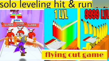 Flying cut game vs solo leveling hit and run