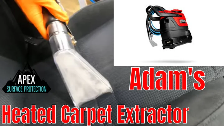 Adam's Heated Carpet Extractor! 200 Degrees! First...