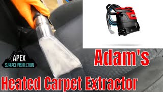 Adam's Heated Carpet Extractor! 200 Degrees! First Thoughts On The Experience Out Of Box.