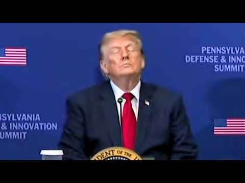 Thumbnail for Trump shockingly unwell when trying to speak