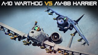 A-10C Warthog Tank Killer Vs AV-8B Harrier DOGFIGHT | Digital Combat Simulator | DCS |