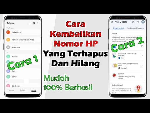 Cara Mudah Mengembalikan