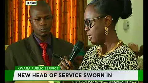 Kwara governor swears-in  new Head of Service