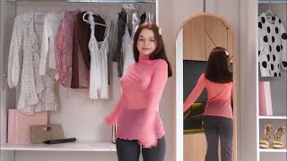 [4K]Fully Transparent Haul 2024 | See through clothes with Olya | Transparent clothes