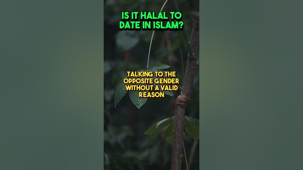 is-it-halal-to-date-in-islam-youtube