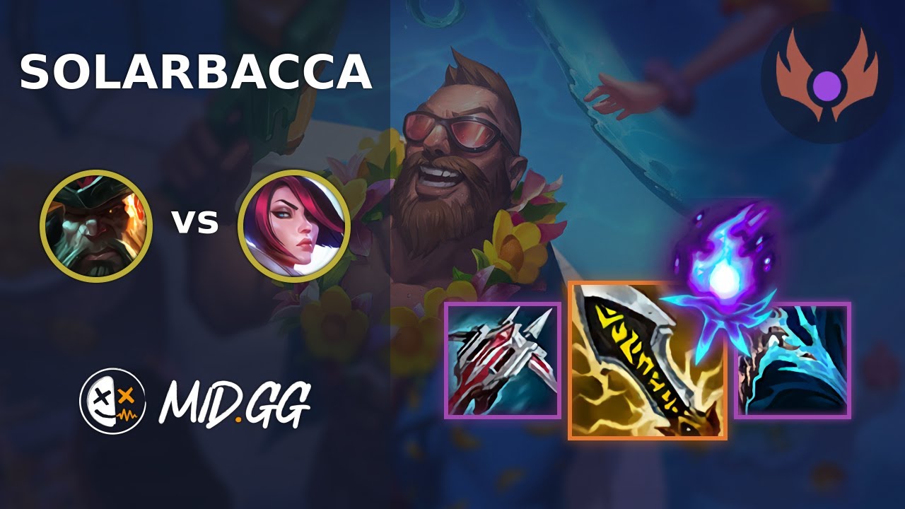 MID.GG: [ solarbacca ] Gangplank TOP vs Fiora | NA MASTER | LOL Season ...