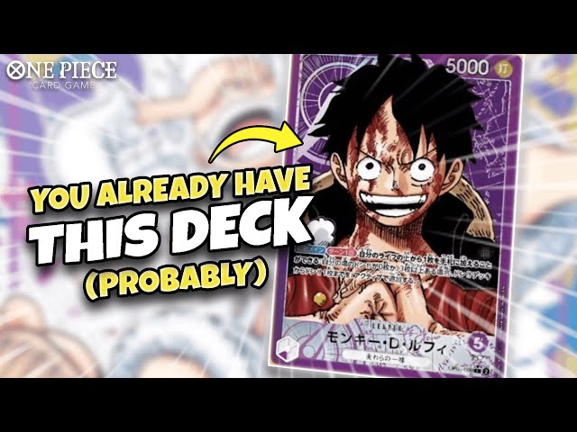 GEAR 5 LUFFY IN OPTCG! #onepiececardgame #onepiece #optcg 