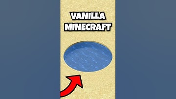 Perfect Circle In Minecraft NO MODS!! #shorts
