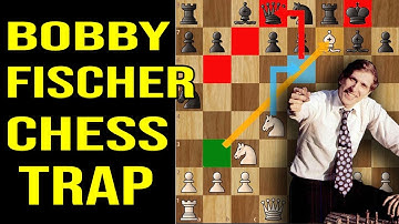 BOBBY FISCHER TRAP✔🦁 : Learn Bobby Fischer