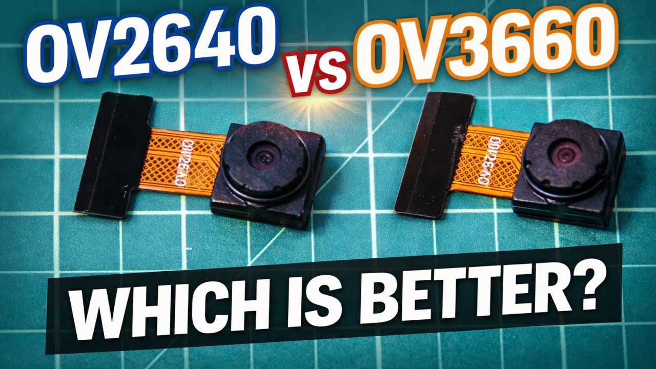 ESP32 Camera Comparison: OV2640 vs OV3660 (Resolution, Low Light, Video)