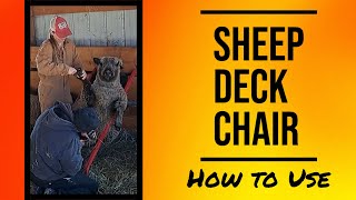 How to Use a Sheep Deck Chair (with examples)