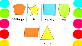 Shapes song for kids, Learn 2d shapes, colors for toddlers | Preschool Learning 