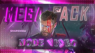 🎬 Node Video Special Mega Pack 🔥 | 3D Effects, CC, Transitions, Camera, Shakes || Free Download!