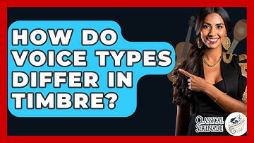How Do Voice Types Differ In Timbre? - Classical Serenade