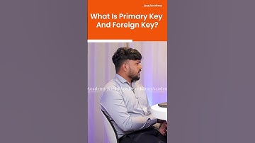 What Is A Primary Key And Foreign Key? | Boost Your Database Skills | #thekiranacademy #shorts