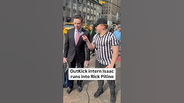 Isaac the Ref ran into St. John’s coach Rick Pitino on the streets of New York
