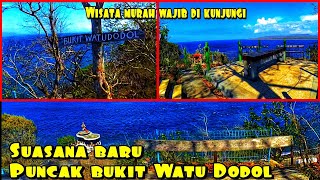 perjalanan ke puncak bukit Watu Dodol -  wisata terbaru di Banyuwangi