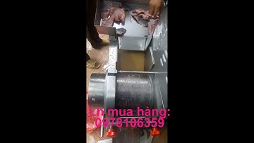Máy tách xương cá rô phi, video chạy thử máy ép cá rô phi, máy ép cá sông cá biển tự động