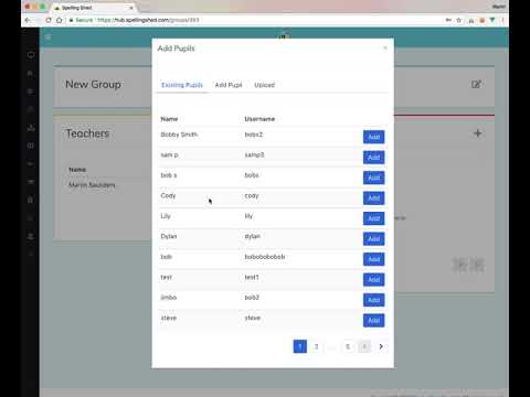 How to add groups and pupils in the Spelling Shed hub