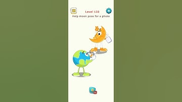 Help moon🌙 pose for a photo 📷|DOP game delete story|level 133|#shorts #gaming #gameplay
