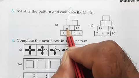 ||Class5 || mathematics|| chapter 8|| pattern|| all questions