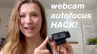 How to turn OFF webcam autofocus | Logitech C920 Demo | Online Yoga Teacher Tips screenshot 5