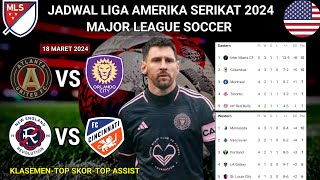 Major League Soccer Standings 2024 - COLUMBUS vs NY RED BULLS - mls standings 2024