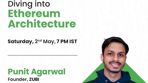 Diving into Ethereum  Architecture