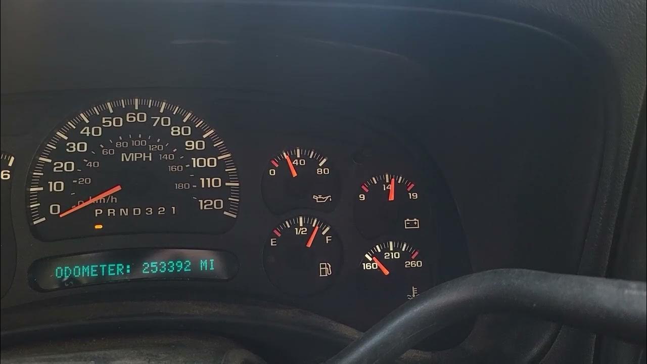 06 chevy 6.0 oil pressure cold start - YouTube
