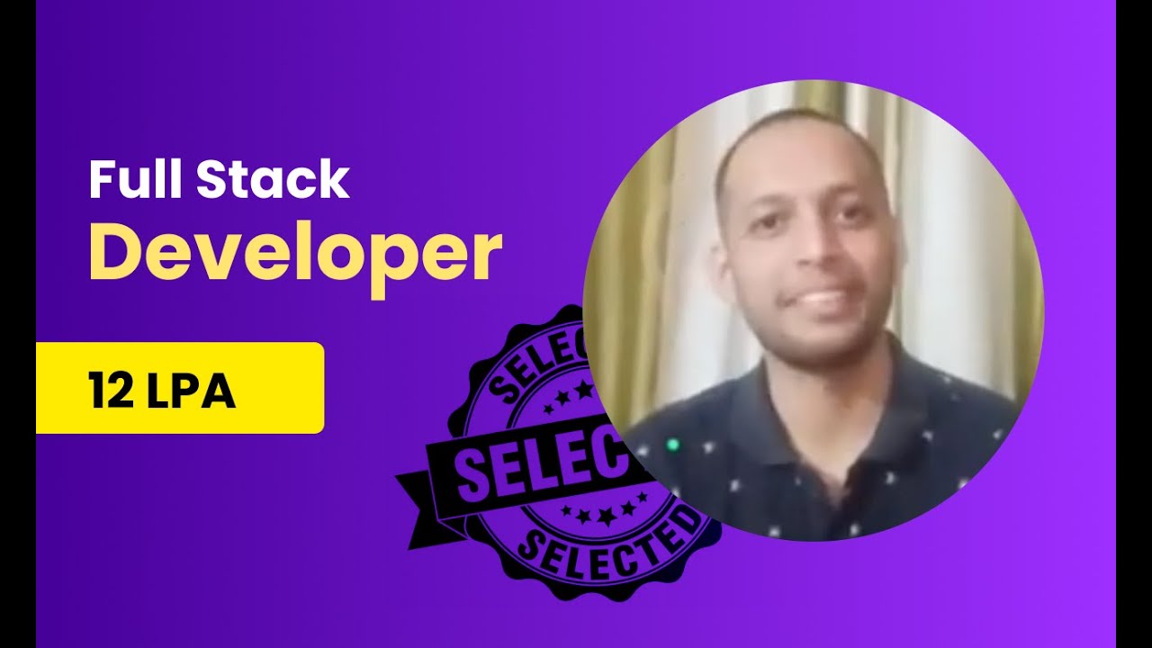 Full Stack Developer Journey | Dixit - Reviews | 12 LPA - YouTube