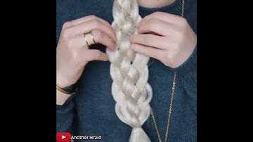DIY Basic 5 five Strand Braid the EASY WAY by Another Braid #shorts