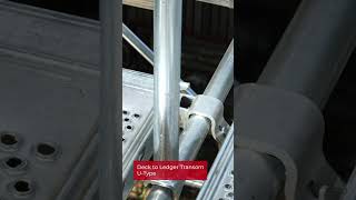 Deck to Ledger Tubular U-Type
