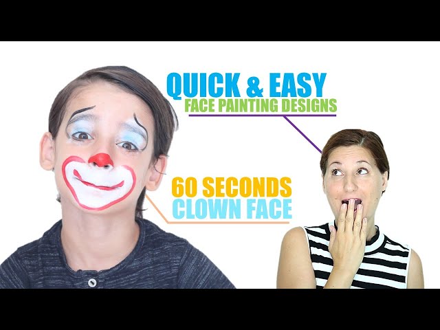 50+ Easy Clown Makeup Face Paint Ideas For All Ages — Jest Paint