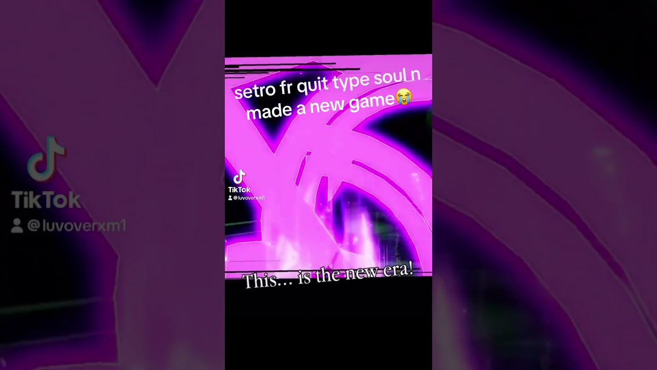 setro fired from type soul and makes new game? 