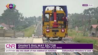 Residents of Adjen Kotoku lament theft of rail tracks | CNR