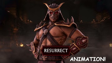 Resurrecting Konqueror Shao Kahn ANIMATION | Mortal Kombat Mobile