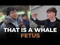 “That Is a Whale Fetus” | 17 Year Old Challenges London University on Abortion Ft Young Bob