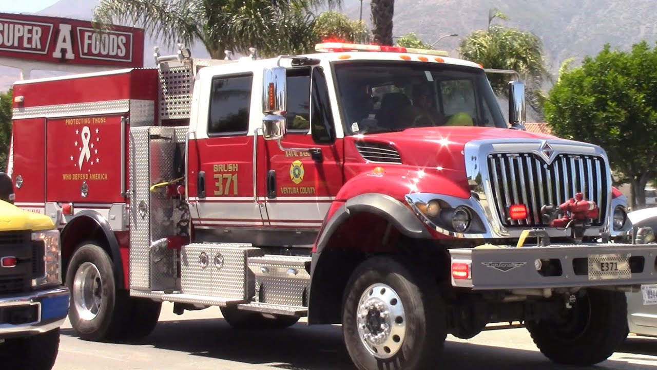 Vcfd Patrol Engine *VERY RARE* Federal Fire Ventura County Brush 371 & VCFD Engine 356 and ...
