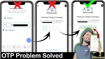 telegram code sms problem | otp problem in telegram
