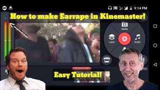 How to make Earrape Video in Kinemaster! Easy Tutorial for Android/IOS Users!