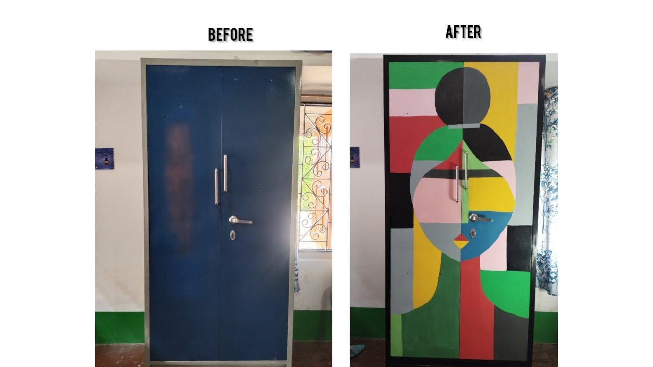 Old Almirah Painting ️//Almirah Makeover Amazing idea💡😍 YouTube