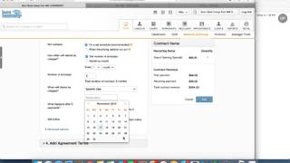 Adding a Contract In Mindbody