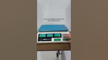 Electronic Digital Scale Coin Configuration Tutorial NEB-092