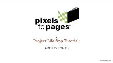 Project Life Tutorial: Adding Fonts to the Project Life App