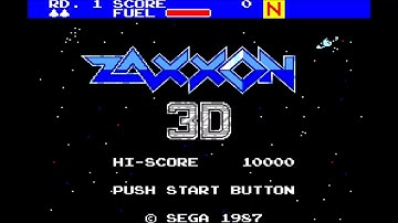 Zaxxon 3D (Sega Master System) Longplay