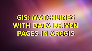 GIS: Matchlines with Data Driven Pages in ArcGIS