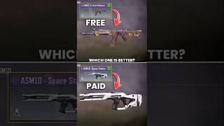 Free vs Paid ASM10 #codm