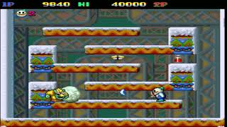 Snow Bros 1 Level 2 Gameplay Online Game Best Game Epic Game Global Games Arcade Games